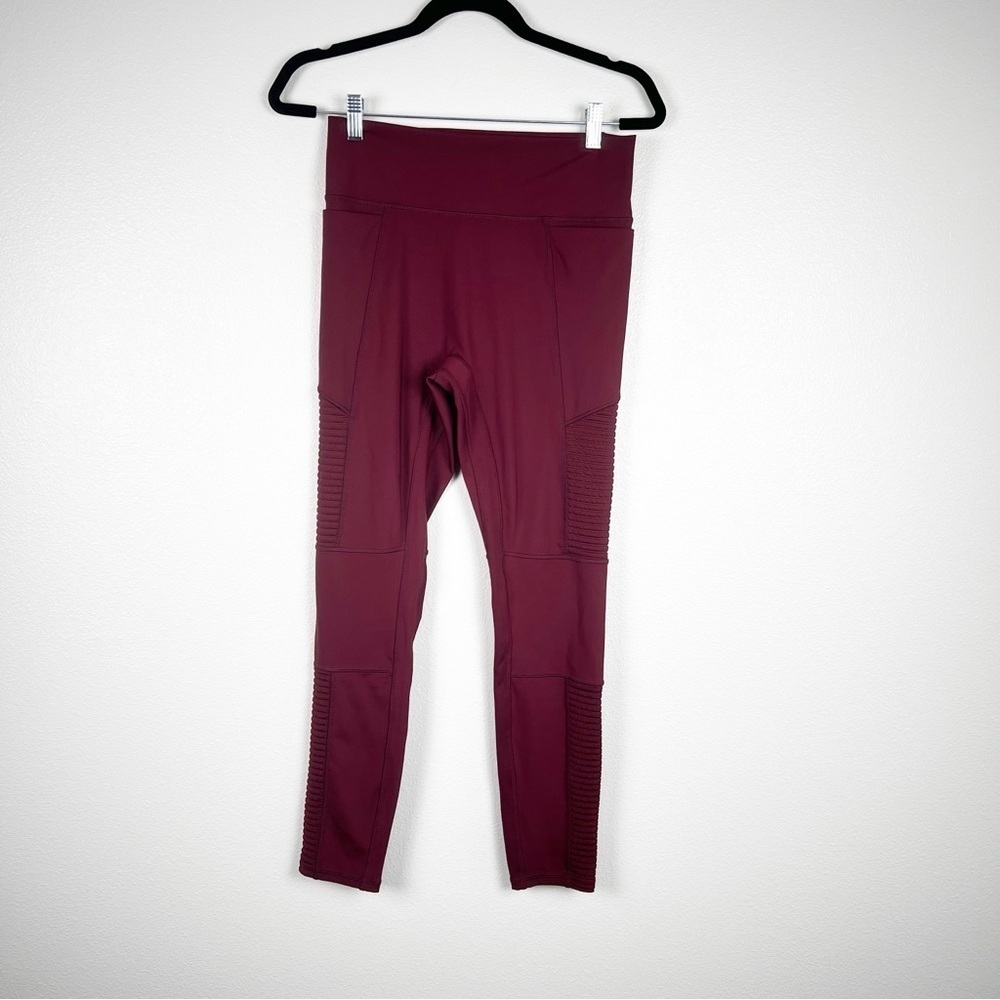 Fabletics Maroon Leggings‎